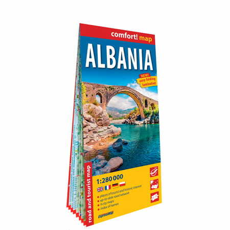 ALBANIA mapa laminowana 1:280 000 EXPRESSMAP 2024 (1)