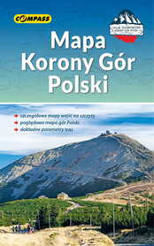 Mapa Korony Gór Polski papierowa COMPASS 2024