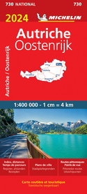 AUSTRIA 730 mapa samochodowa 1:400 000 MICHELIN 2024