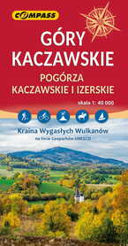 GÓRY KACZAWSKIE - POGÓRZA KACZAWSKIE I IZERSKIE mapa turystyczna COMPASS 2024