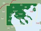 CHALKIDIKI Thasos Olimp mapa 1:150 000 FREYTAG & BERNDT (4)