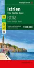 ISTRIA Pula Opatija Koper mapa samochodowa 1:100 000 FREYTAG & BERNDT 2024 (1)