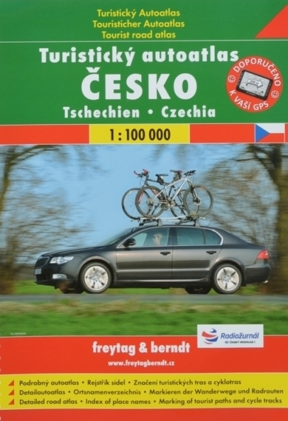 CZECHY turystyczny atlas samochodowy 1:100 000 FREYTAG & BERNDT (1)