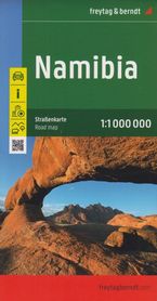 NAMIBIA mapa samochodowa geograficzna 1:1 000 000 FREYTAG & BERNDT 2020