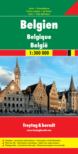 BELGIA mapa samochodowa 1:300 000 FREYTAG & BERNDT (1)