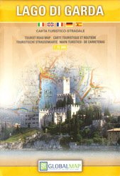 JEZIORO GARDA Lago di Garda mapa turystyczno samochodowa 1:75 000 LAC
