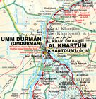 SUDAN I SUDAN POŁUDNIOWY mapa geograficzna 1:2 500 000 GIZIMAP (2)