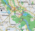 ROSPUDA Szlak kajakowy mapa turystyczna 1:85 000 mapa foliowana TD (3)