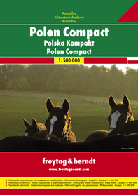 POLSKA COMPACT atlas samochodowy 1:500 000 FREYTAG & BERNDT