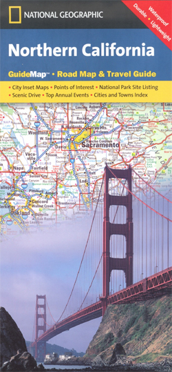 KALIFORNIA PÓŁNOCNA California Northern mapa samochodowa 1:1 925 000 National Geographic - USA (1)