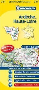 ARDECHE - HAUTE - LOIRE  MAPA 1: 150 000 FRANCJA MICHELIN (1)