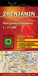 Zrenjanin plan miasta 1:17 000 MAGIC MAP (1)