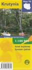 KRUTYNIA Szlak kajakowy Zyndaki-Jabłoń mapa turystyczna 1:100 000 TD (1)