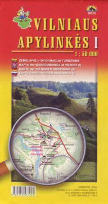 OKOLICE WILNA CZ. 1 pn-zach mapa turystyczna BRIEDIS (1)