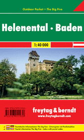 HELENENTAL - BADEN mapa turystyczna laminowana 1:40 000 FREYTAG & BERNDT