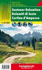 DOLOMITY SEXSTENERSKIE CORTINA d'AMPEZZO mapa turystyczna 1:50 000 FREYTAG & BERNDT (1)