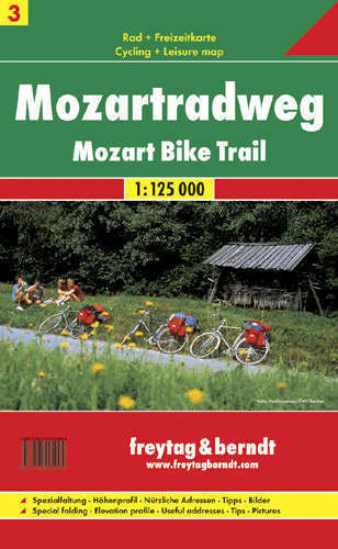 MOZART - MOZARTRADWEG mapa rowerowa 1:125 000 FREYTAG & BERNDT (1)