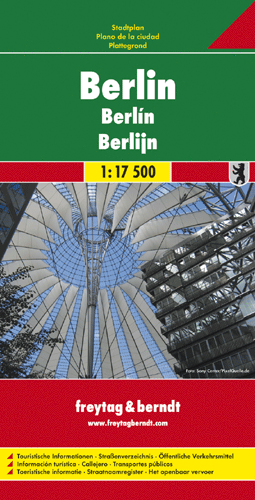 BERLIN plan miasta 1:17 500 FREYTAG & BERNDT (1)
