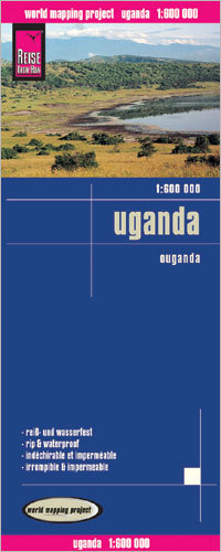 UGANDA mapa 1:600 000 REISE KNOW HOW (1)