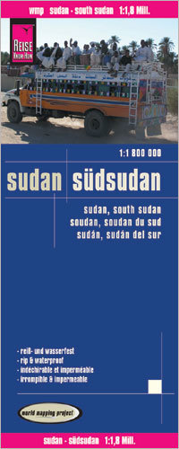 SUDAN I SUDAN POŁUDNIOWY mapa 1:1 800 000 REISE KNOW HOW (1)