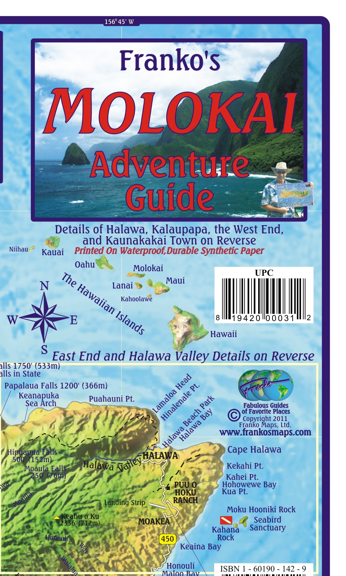 MOLOKAI (HAWAJE) mapa wodoodporna FRANCO (1)