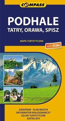 PODHALE TATRY ORAWA SPISZ mapa turystyczna COMPASS (1)
