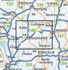 146 ANGOULEME / BELLAC mapa 1:100 000 IGN (4)