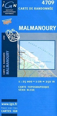 MALMANOURY / GUJANA FRANCUSKA mapa turystyczna 1:25 000 IGN (1)