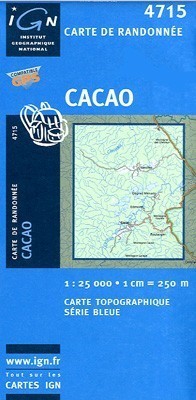 CACAO / GUJANA FRANCUSKA mapa turystyczna 1:25 000 IGN (1)