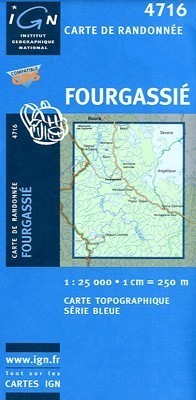 FOURGASSIE / GUJANA FRANCUSKA mapa turystyczna 1:25 000 IGN (1)