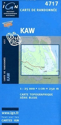 KAW / GUJANA FRANCUSKA mapa turystyczna 1:25 000 IGN (1)