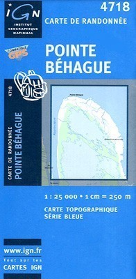 POINTE-BEHAGUE / GUJANA FRANCUSKA mapa turystyczna 1:25 000 IGN (1)