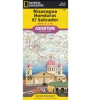 NIKARAGUA HONDURAS SALWADOR mapa NATIONAL GEOGRAPHIC (1)