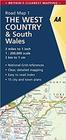 AA01 POŁUDNIOWA WALIA West Country & South Wales mapa samochodowa 1:200 000 AA (1)