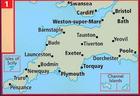 AA01 POŁUDNIOWA WALIA West Country & South Wales mapa samochodowa 1:200 000 AA (4)