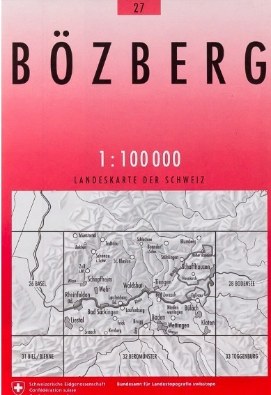 27 BOZBERG mapa topograficzna 1:100 000 SWISSTOPO (1)