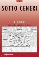 48 SOTTO CENERI mapa topograficzna 1:100 000 SWISSTOPO (1)