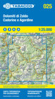 025 DOLOMITI DI ZOLDO CADORINE E AGORDINE wodoodporna mapa turystyczna 1:25 000 TABACCO 2023 (1)