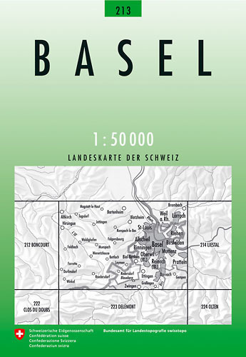 213 BASEL mapa topograficzna 1:50 000 SWISSTOPO (1)