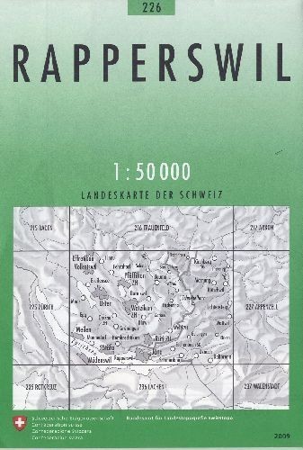 226 RAPPERSWIL mapa topograficzna 1:50 000 SWISSTOPO (1)