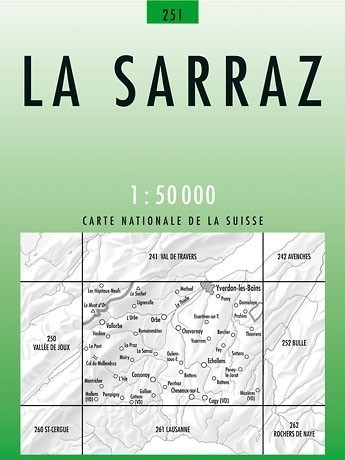 251 LA SARRAZ mapa topograficzna 1:50 000 SWISSTOPO (1)