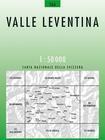 266 VALLE LEVENTINA mapa topograficzna 1:50 000 SWISSTOPO (1)