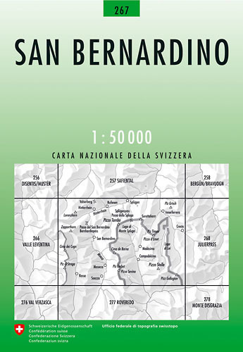 267 SAN BERNARDINO mapa topograficzna 1:50 000 SWISSTOPO (1)