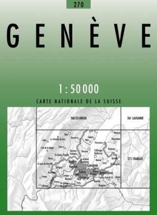 270 GENEVE mapa topograficzna 1:50 000 SWISSTOPO (1)