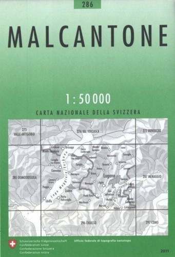 286 MALCANTONE mapa topograficzna 1:50 000 SWISSTOPO (1)