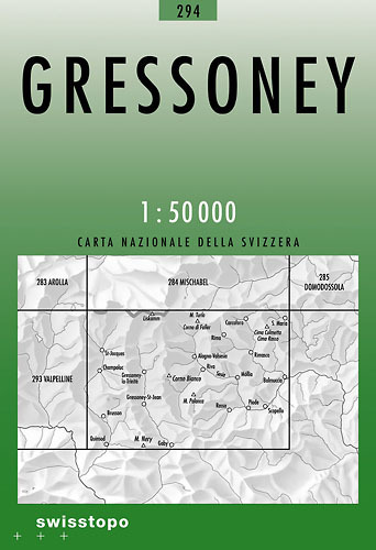 294 GRESSONEY mapa topograficzna 1:50 000 SWISSTOPO (1)