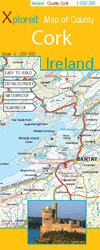 CORK - IRLANDIA mapa turystyczna wodoodoporna XPLOREIT MAPS