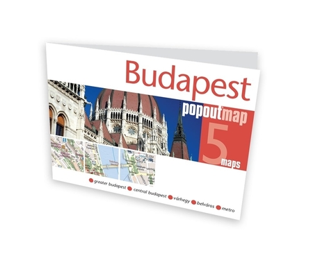 BUDAPESZT BUDAPEST mapa/ plan miasta PopOut Map (1)