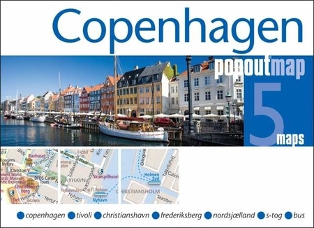 KOPENHAGA COPENHAGEN mapa/ plan miasta PopOut Maps (1)
