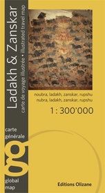 Ladakh i Zanskar mapa wodoodporna 1:300.000 Editions Olizane 
